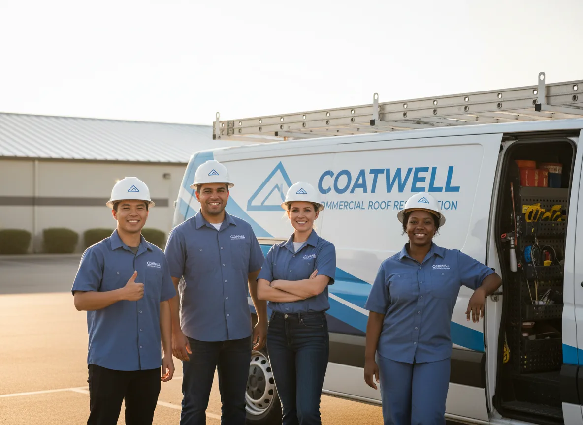 Commercial roof coating company in Garfield, KS
